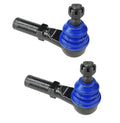 Set of 2 Front Outer Steering Tie Rod Ends for Dodge Ram 2500 (RWD)