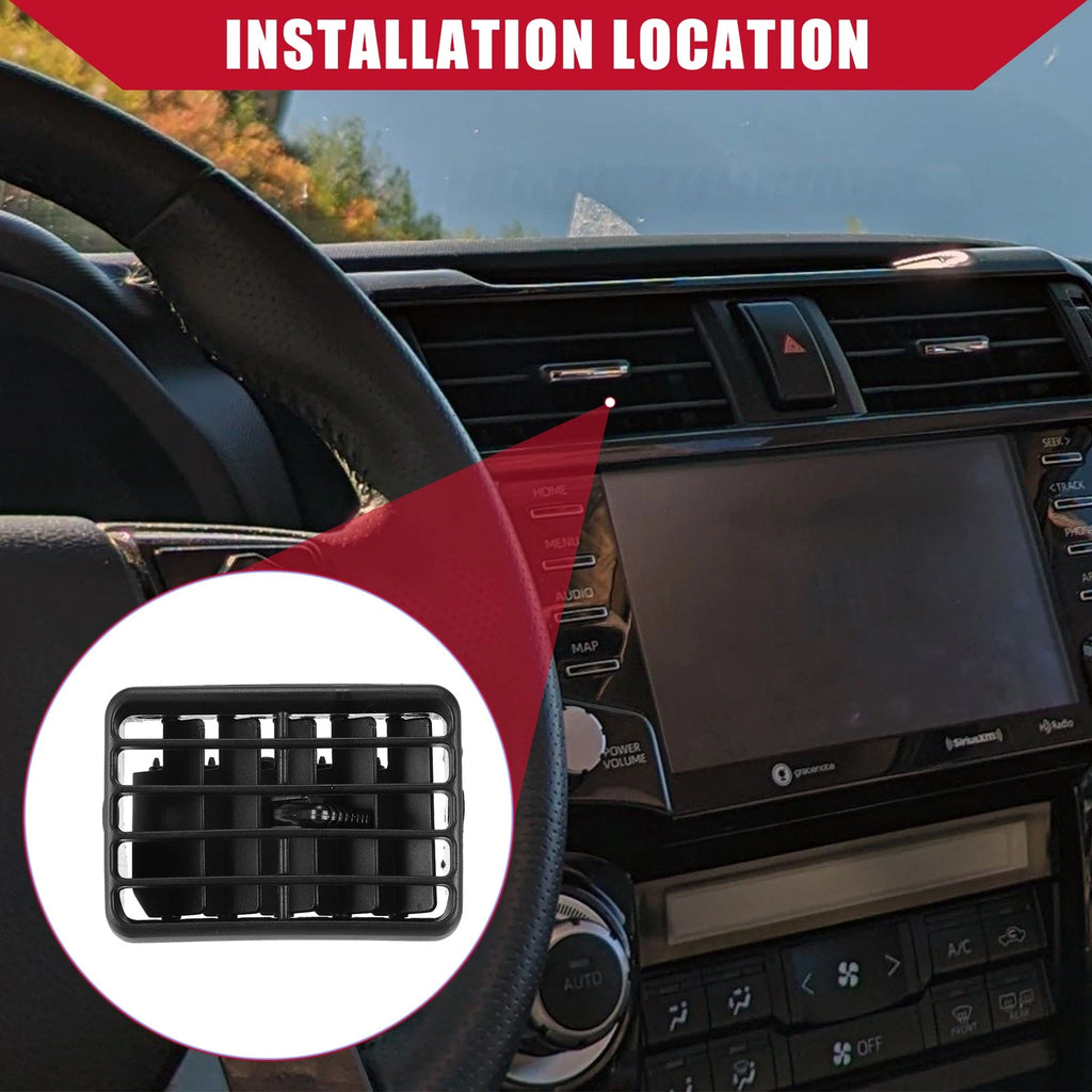 2X Auto Center Dash AC Air Vent Panels for Toyota 4Runner (2010–2023)
