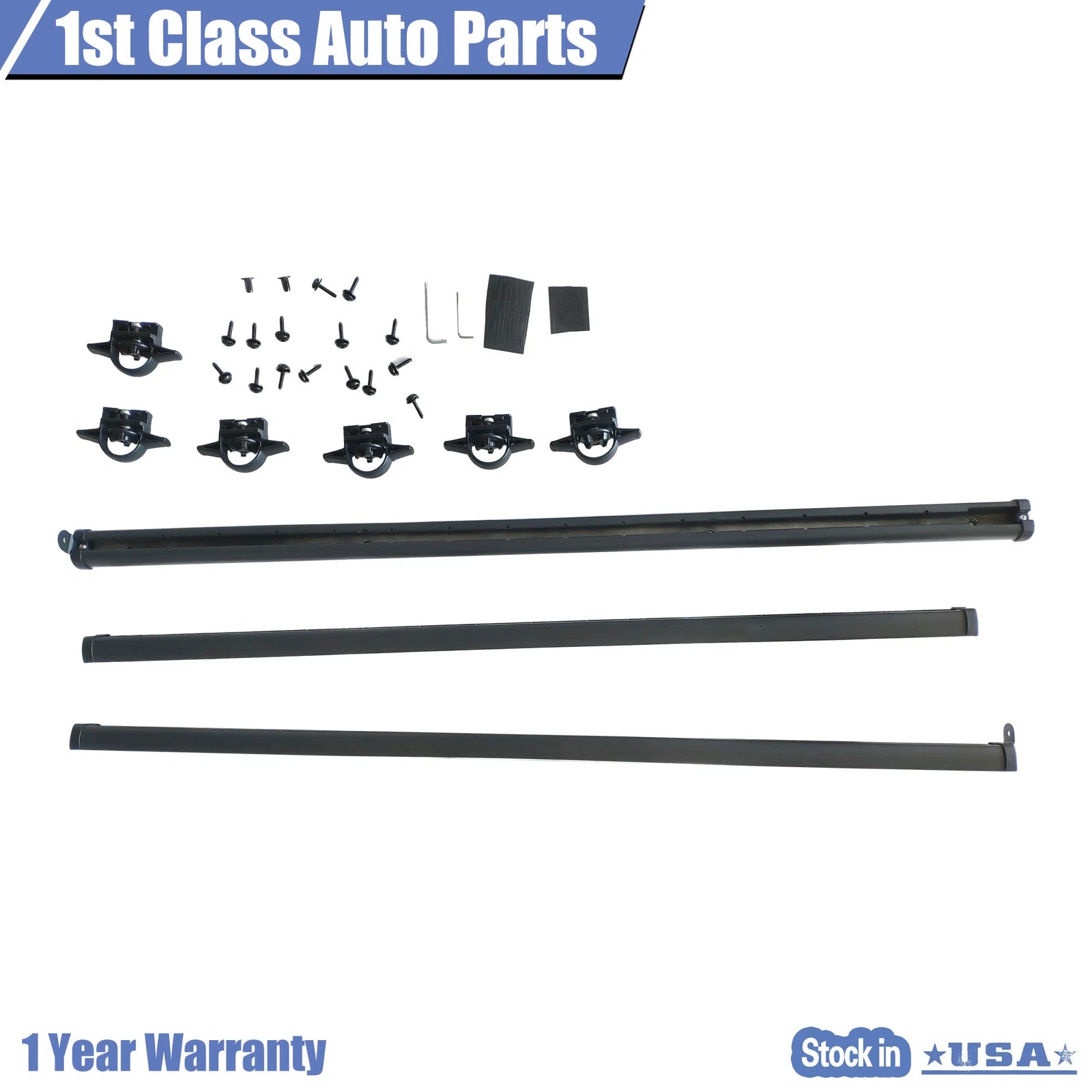 Trail Rail System Tie Down Rails for Jeep Gladiator (2020-2023)