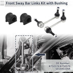 Front Stabilizer Bar Links 2 x Pcs Bushing for Jeep Grand Cherokee (1999-2004)