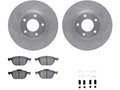 Front Brake Pad and Rotor Kit for Mazda 3 (2004–2005) YJ366FK