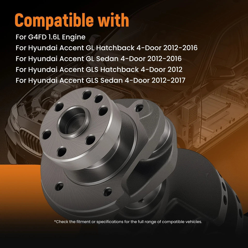 G4FD Engine Crankshaft & Main Rod Bearing 231102B610 for Hyundai Kia 1.6L (2011–2016)
