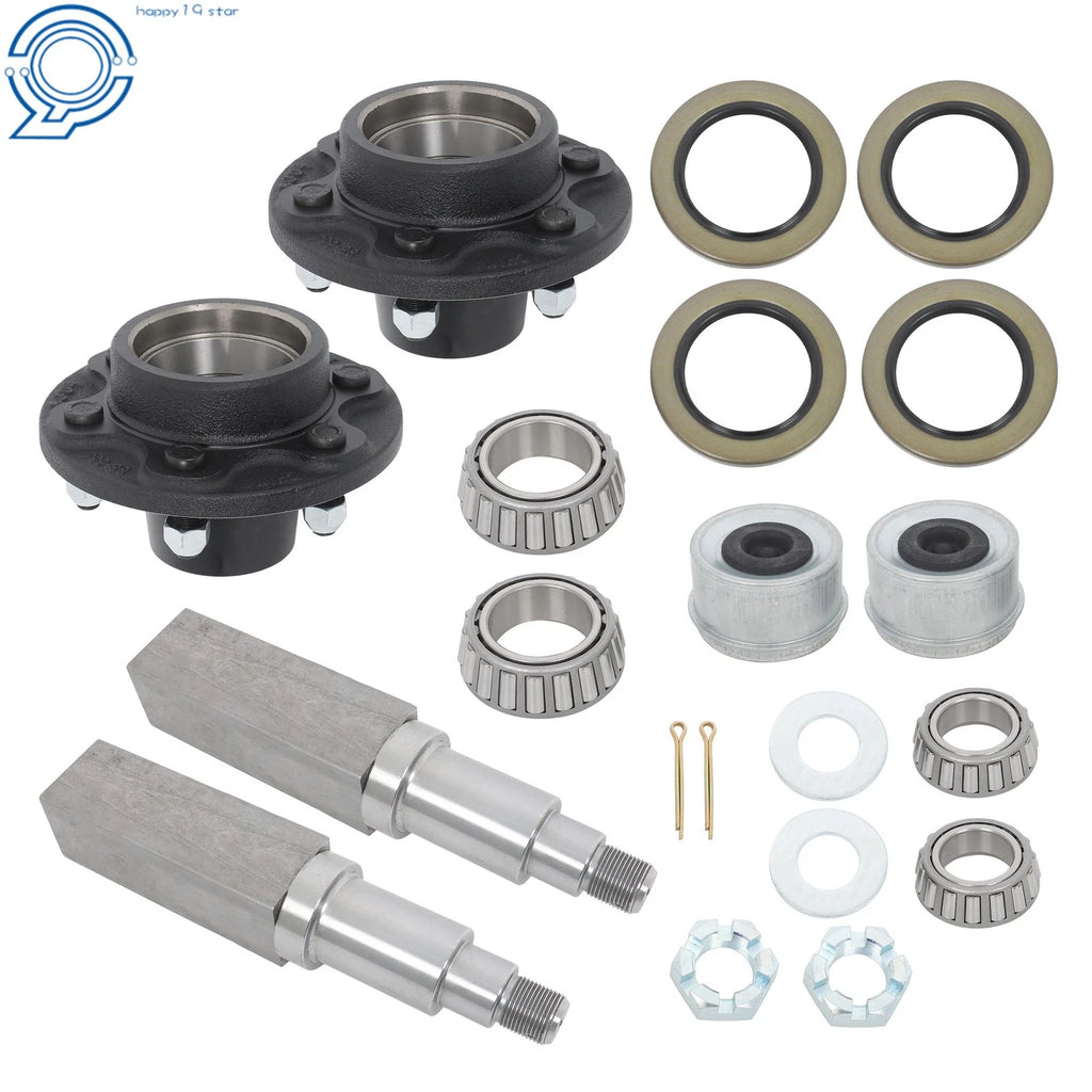 Set of 2 Idler Hubs for 6000# Axle Kit (Square Spindle)
