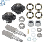 Set of 2 Idler Hubs for 6000# Axle Kit (Square Spindle)