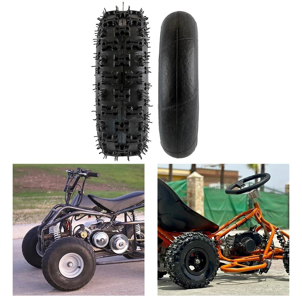 Set of 4 10x6 Tires and Tubes for Lawn Mower, Hand Truck, Go Kart, ATV