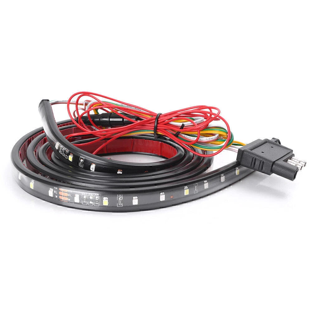 5-Function LED Tailgate Brake Signal Light Strip for Universal Vehicles