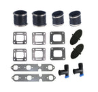 Exhaust Manifold Bellow Tube Kit for MerCruiser GM V6 (4")
