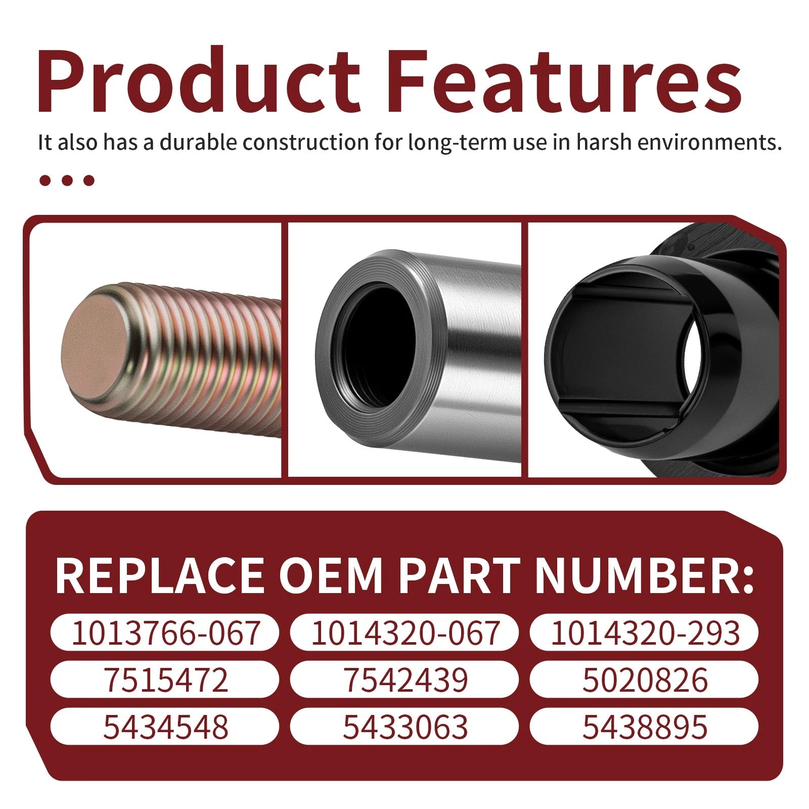 Rear Upper Left A-Arm Kit for Polaris 500 570 600 800 (2006–2019) 1013766-067 1014320-293