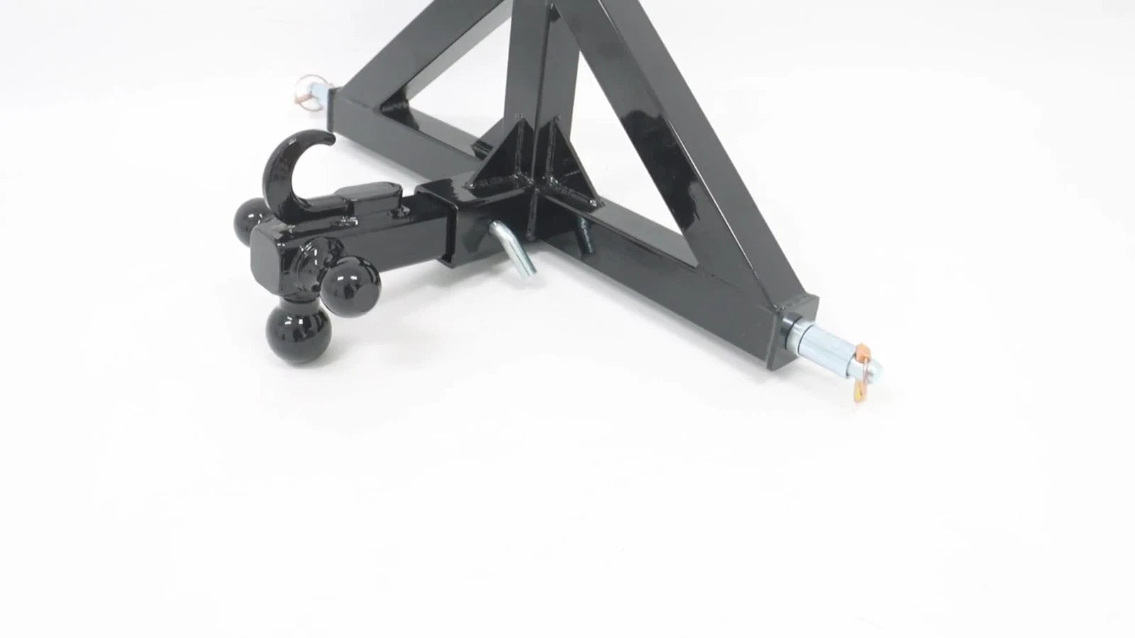 Heavy Duty 3-Point 2" Trailer Hitch Receiver for Category 1 Tractor