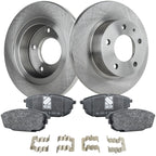 Rear Brake Disc Rotors and Pads Kit for Mazda Protege (2002–2003)