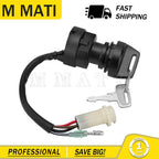 2-Pos. Ignition Key Switch for Yamaha YFM200 YFB250 (1986–1993) 2FH-82510-02-00