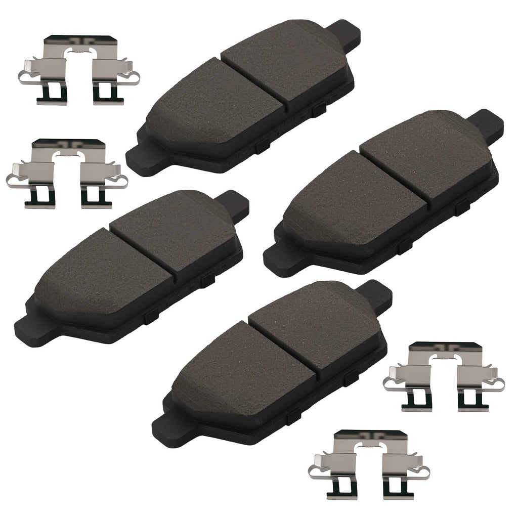 Rear Ceramic Brake Pads Kit for Mercury Milan (2006–2011) Mazda 6 (2006–2013) D1161
