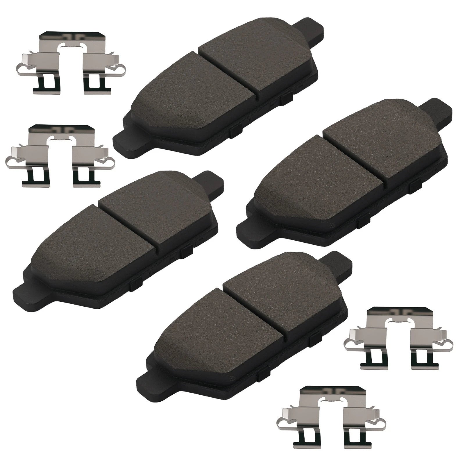 Rear Ceramic Brake Pads Kit for Mercury Milan (2006–2011) Mazda 6 (2006–2013) D1161