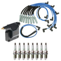 Set of 8 Hitachi Ignition Coils & NGK V-Power Spark Plugs for Durango V8