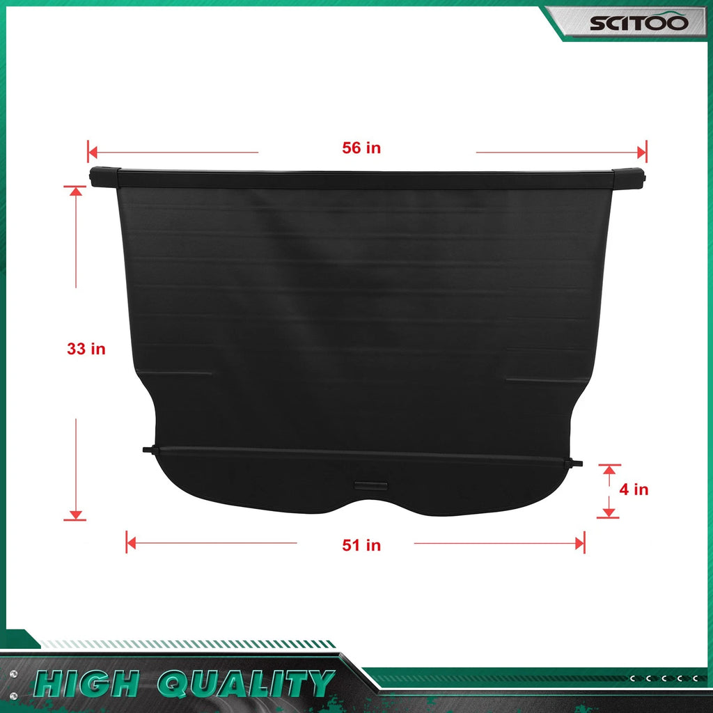 Tonneau Privacy Shield Cargo Cover for Jeep Grand Cherokee (2011–2021)