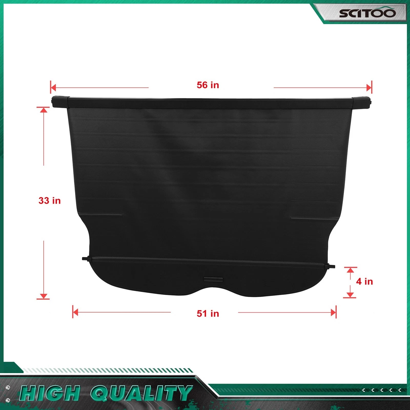 Tonneau Privacy Shield Cargo Cover for Jeep Grand Cherokee (2011–2021)