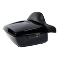 2X Black King Trunk Backrest Mount Rack for Harley Electra Glide (1997–2008)
