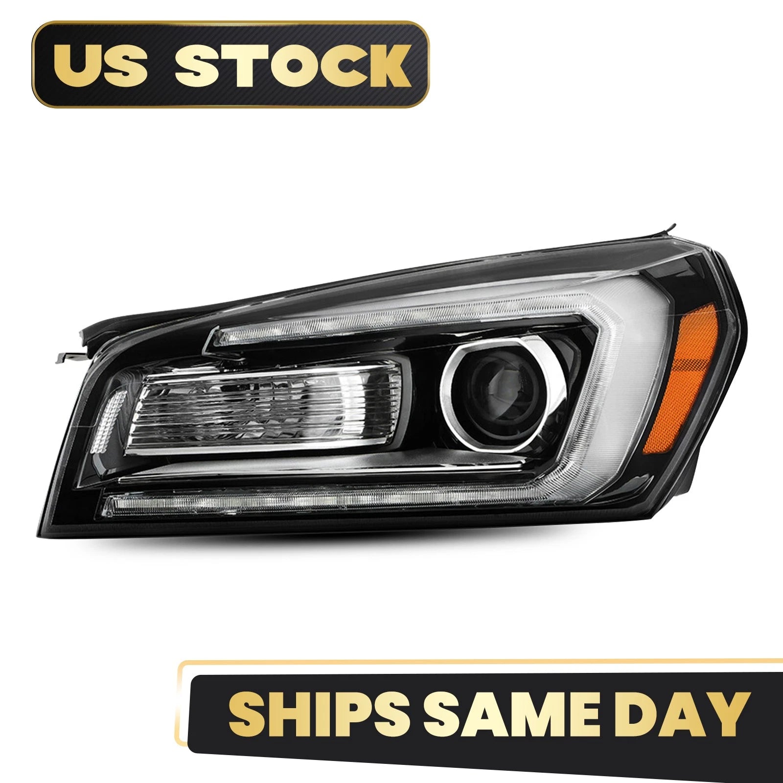 HID/Xenon Projector Headlight Driver Left for GMC Acadia (2013–2016)