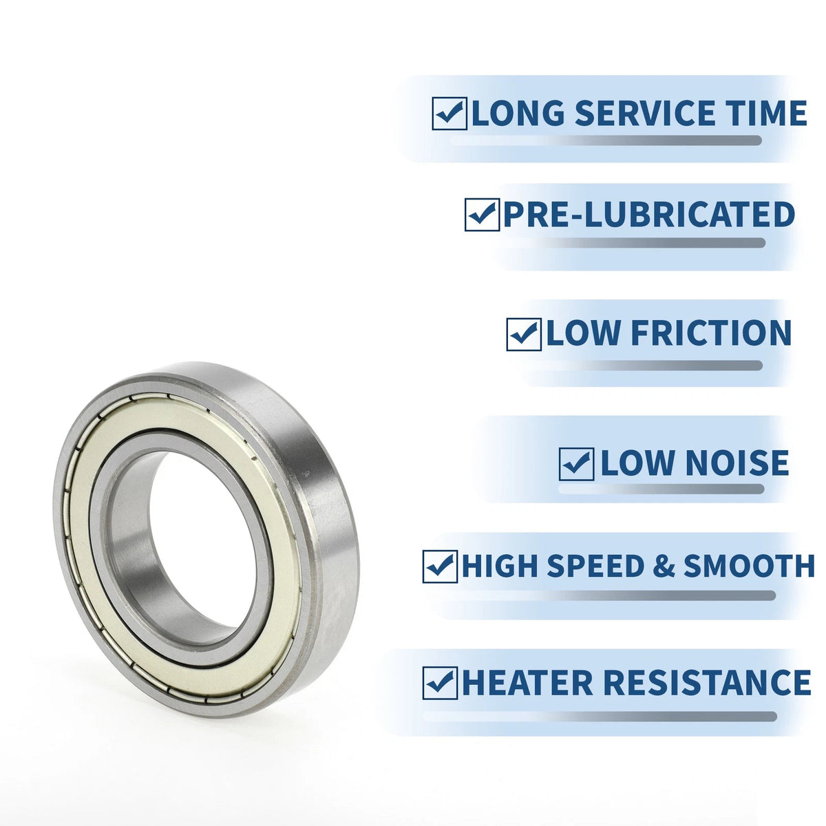 1 Pc 6211ZZ Deep Groove Ball Bearing P6 for Scooter Skateboard (55x100x21mm)