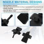 2X Windshield Washer Nozzle for Nissan Micra K12 (2003–2010) No. 28931AX600C