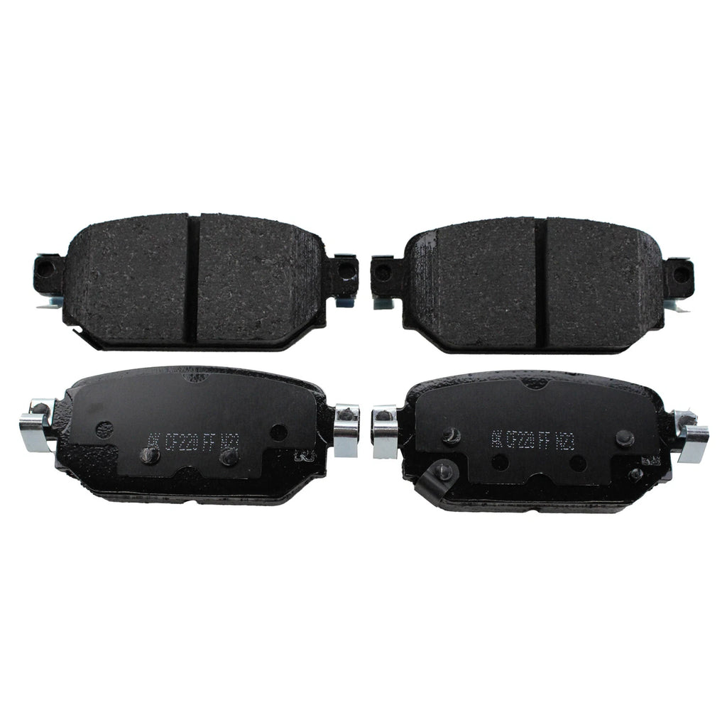 Set of 4 Akebono ProACT Rear Ceramic Brake Pads for Mazda 3 (2017–2018) & CX-3 (2019–2020)