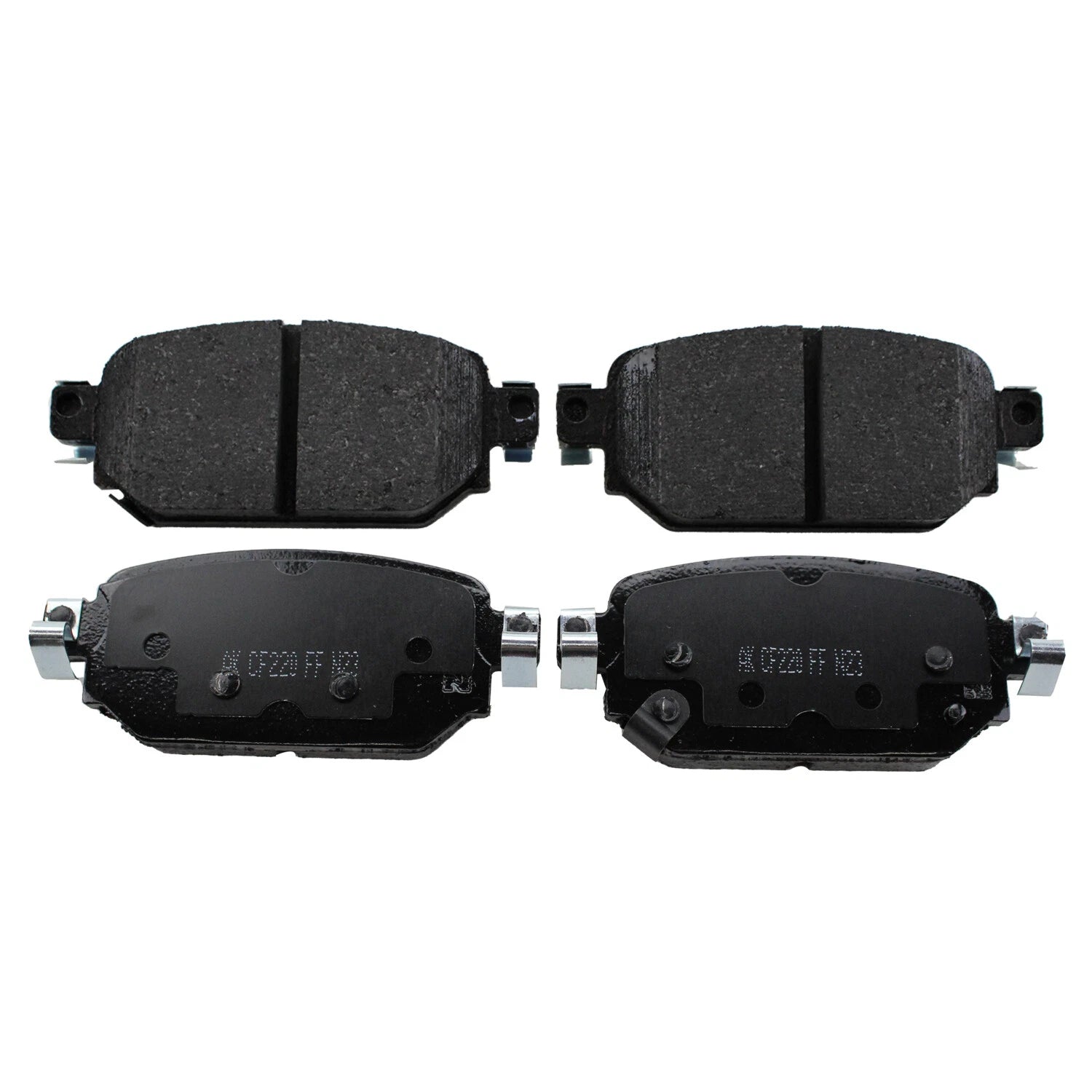 Set of 4 Akebono ProACT Rear Ceramic Brake Pads for Mazda 3 (2017–2018) & CX-3 (2019–2020)