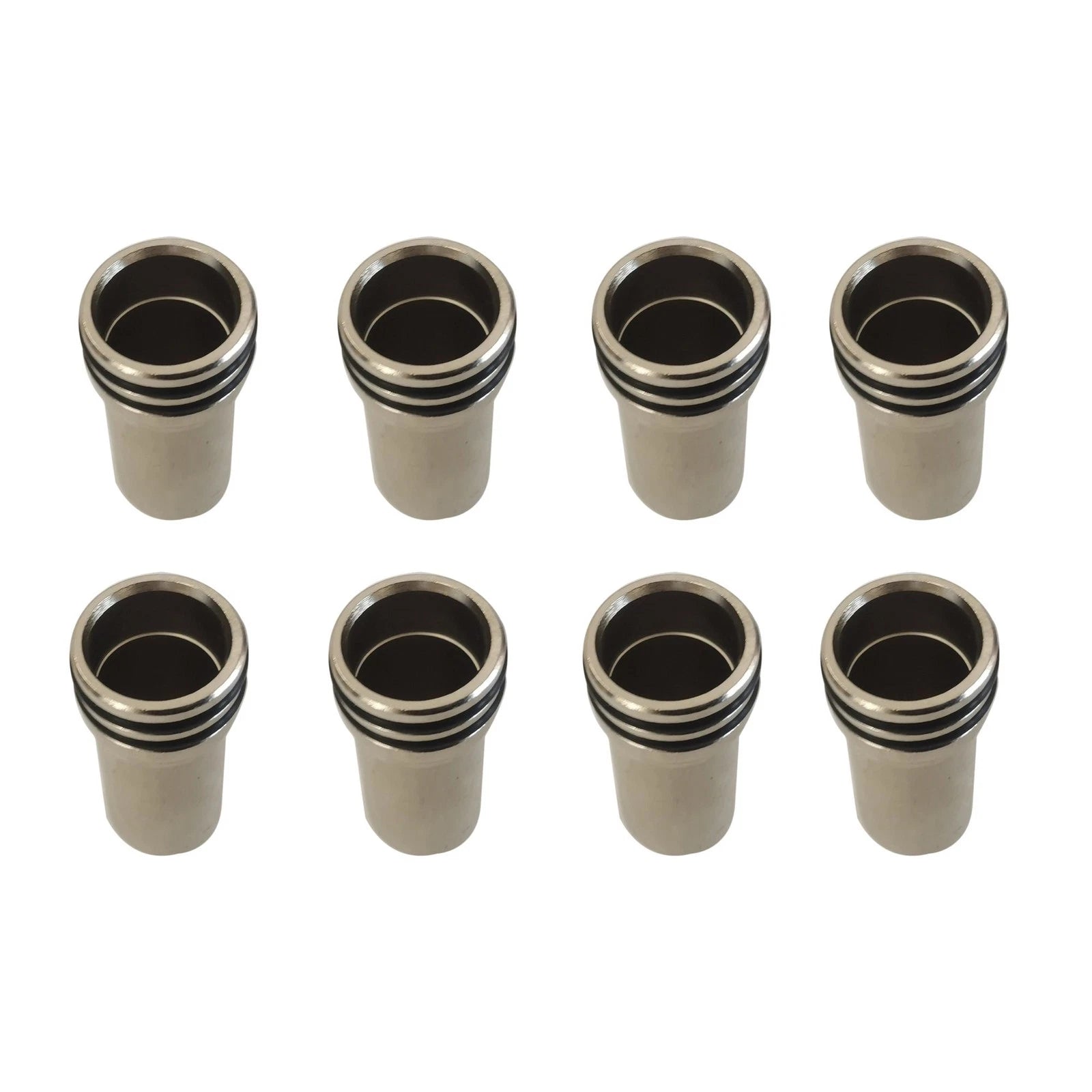 8Pcs Injector Cup & O-rings for Chevrolet Silverado 6.6L Duramax (2001–2004)