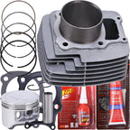 Top End Rebuild Kit with Cylinder Piston Gasket for Honda Rancher TRX350 (2000–2006)