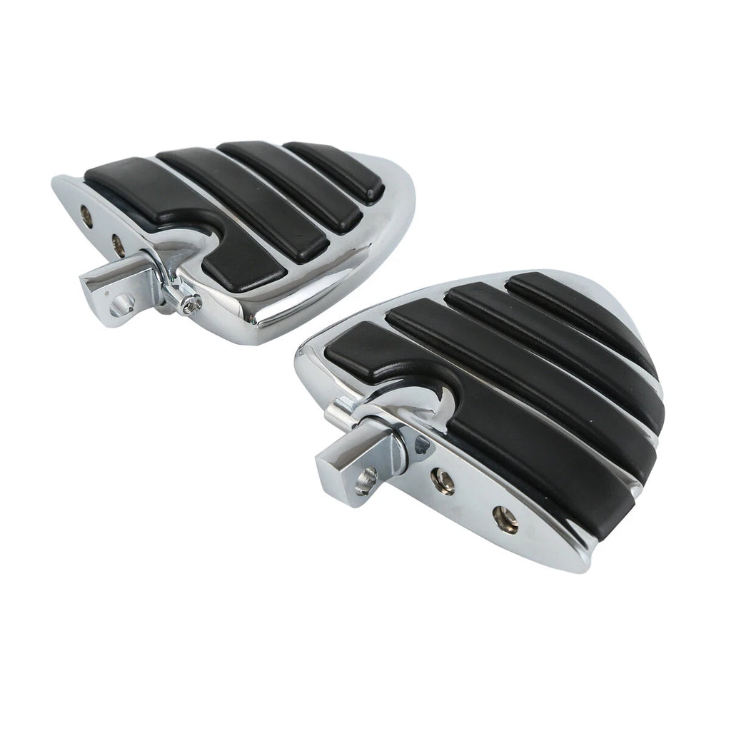 Chrome Highway Footpegs for Harley Touring Dyna V-Rod