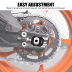 Axle Blocks Rear Chain Adjuster Kit for KTM 390 SMC R (2025)