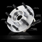 Set of 2 Wheel Bearing & Hub for Ford F150 Heritage F250 (1997–2004)