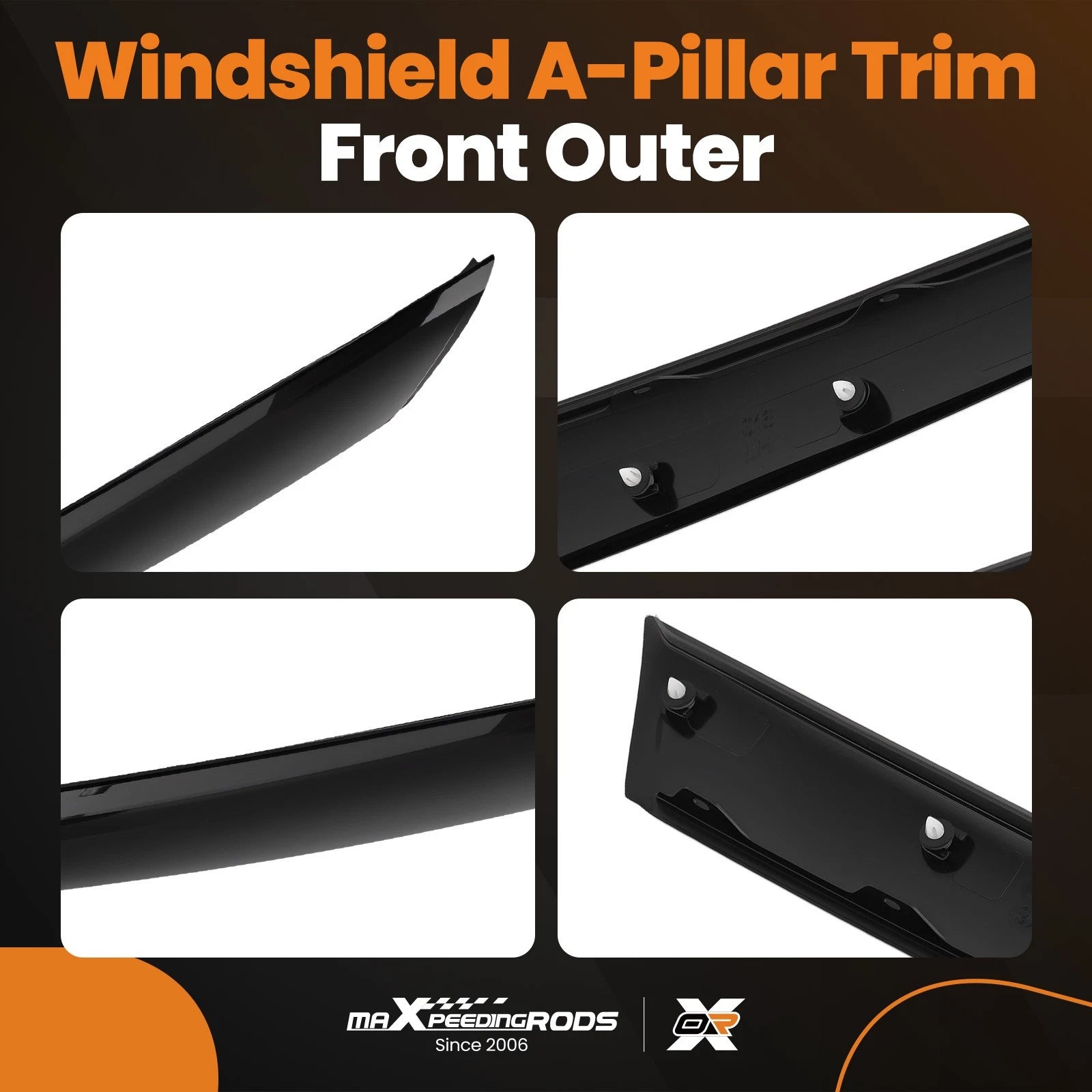 A-Pillar Trim Set for Mini Cooper R55 R56 R57 (2007-2013)