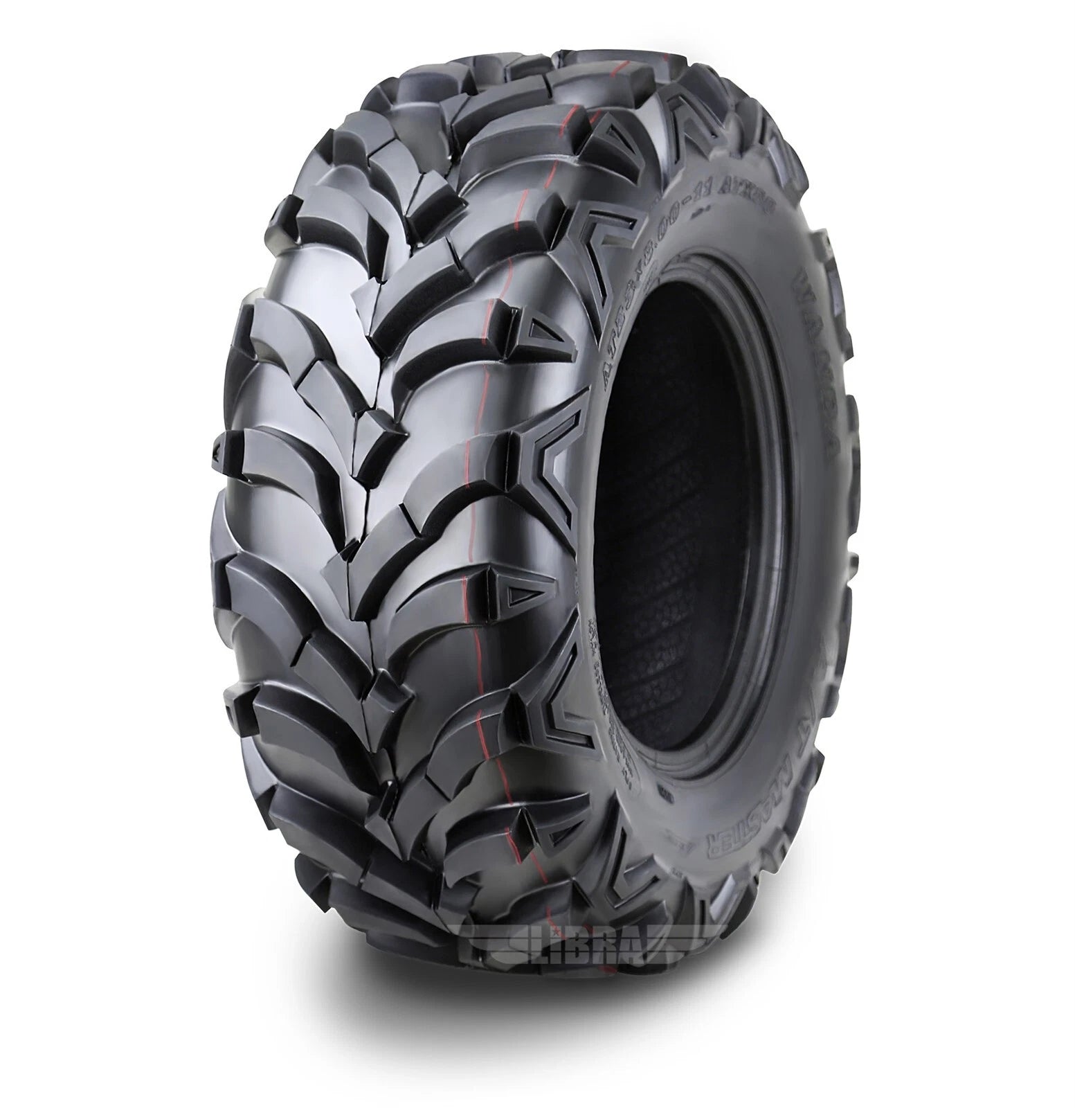 WANDA ATV Tire 24X8-11 24X8X11 6-Ply Solid Mud 20mm Tread