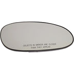 Mirror Glass for Buick Century (1997–2005) with Backing Plate, Passenger Side