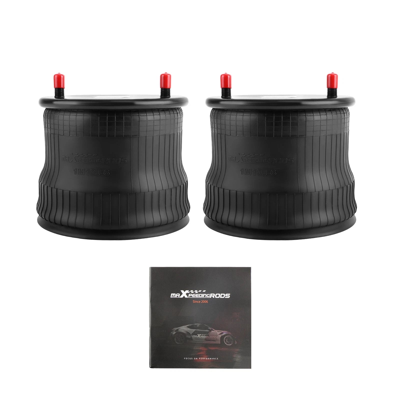 2x Air Spring Bellow Bags for Firestone W01-358-8050, Goodyear 1R14-039