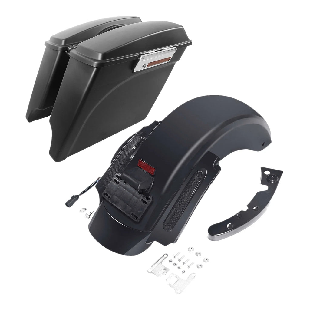 5" Extended Hard Saddlebags with LED for Harley Electra Glide (2009–2013)