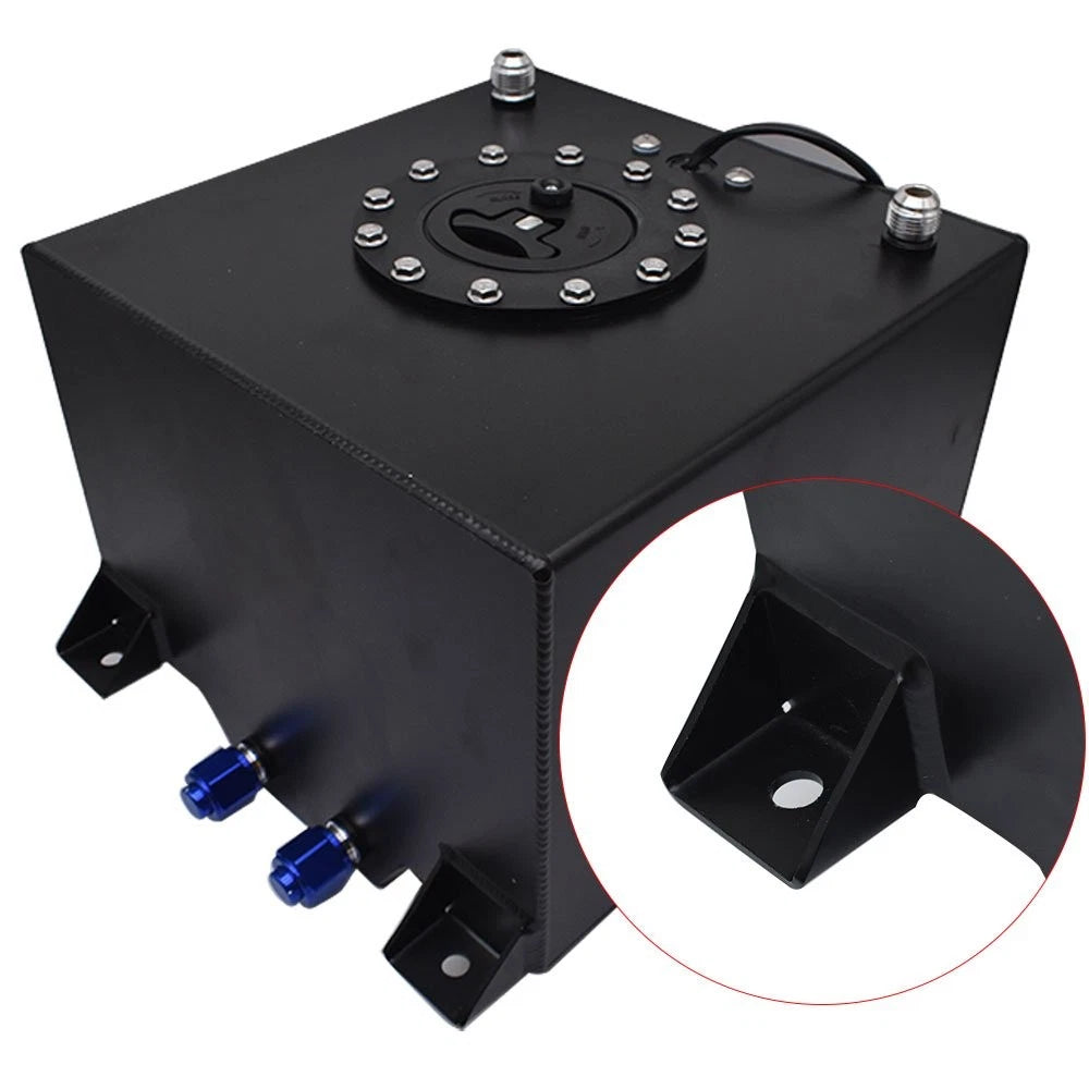 5 Gallon Coated Black Aluminum Fuel Cell for Racing/Drifting Vehicles