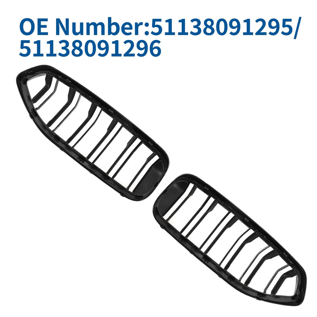 1 Pair Front Upper Bumper Grille for BMW Z4 G29 (2018–2024) Double Slat