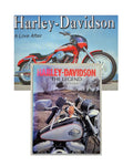 Harley-Davidson 2-Book Set Hardcover for Motorcycle Enthusiasts