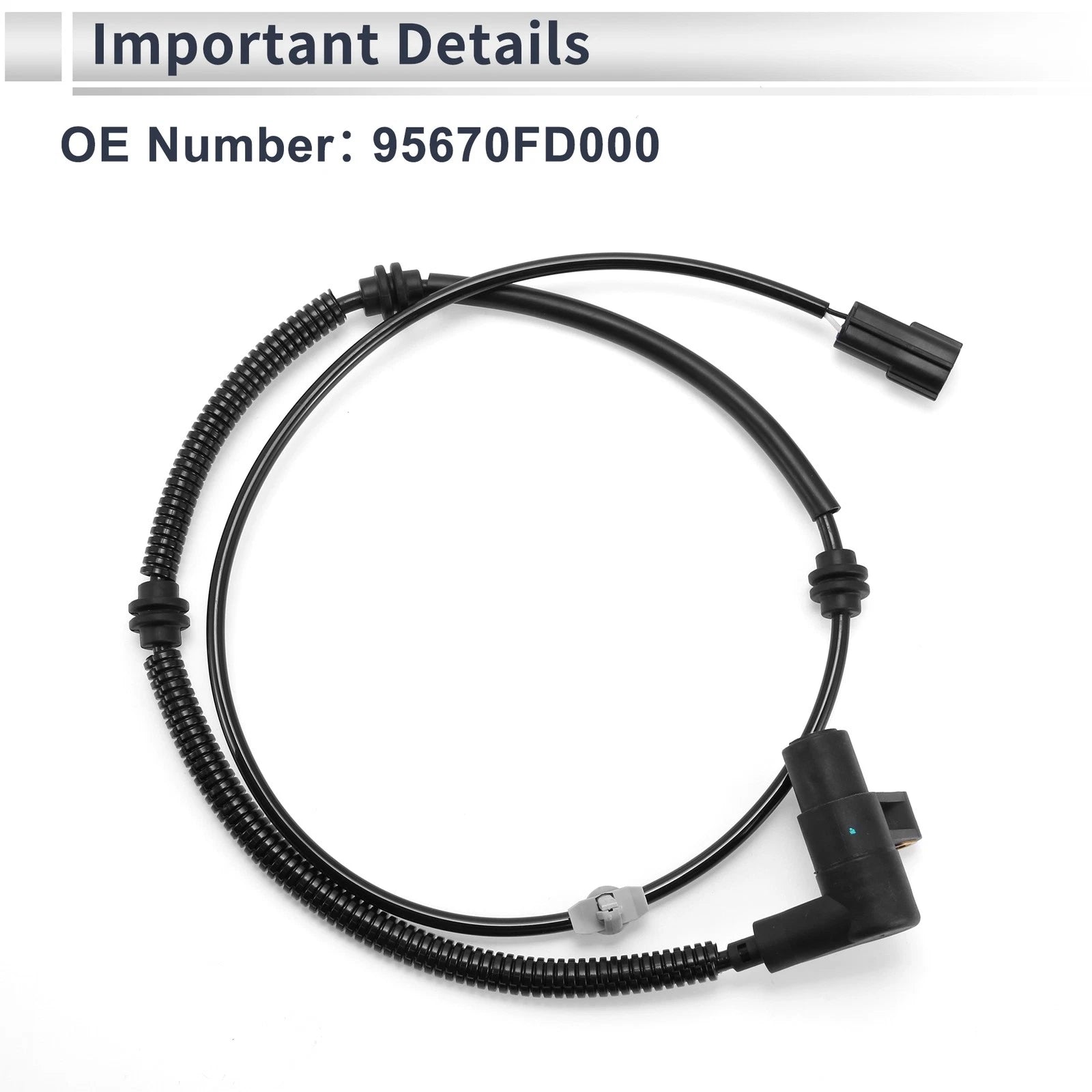 ABS Wheel Speed Sensor No. 95670FD000 for Kia Rio (2003–2005)