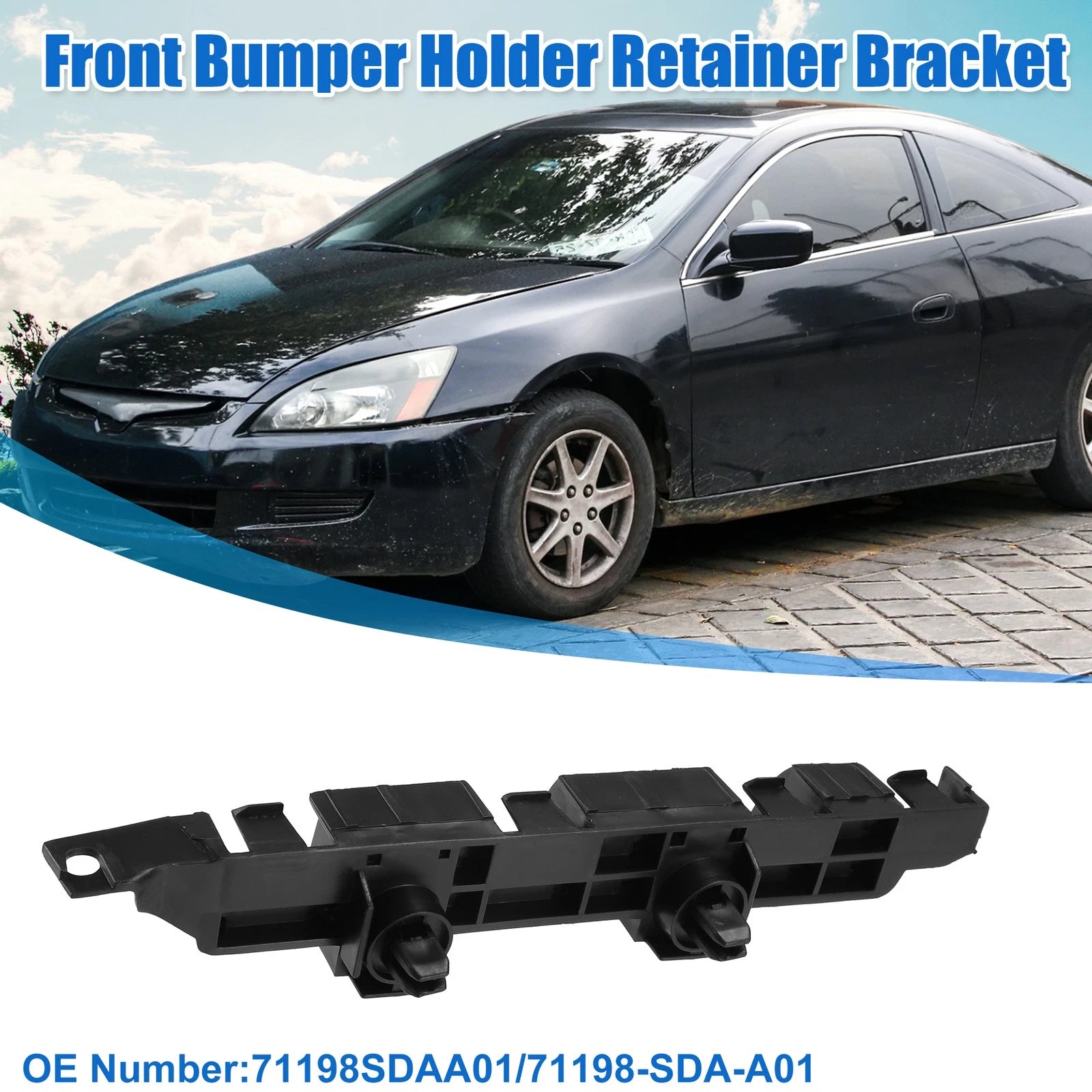 Left Front Bumper Mounting Support Bracket for Honda Accord (2003–2005)