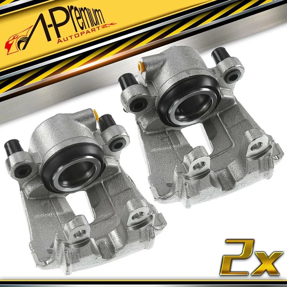 Pair Front Side Disc Brake Calipers for BMW X4 (2016–2018), X5 (2007–2018), X6 (2009–2019)