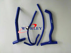 Blue Silicone Radiator Hose for Husqvarna TE610, TE570, TE410 (1992-2004)