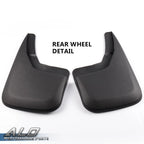 Set of 2 Front and Rear Mud Flap Splash Guards for Chevy Silverado