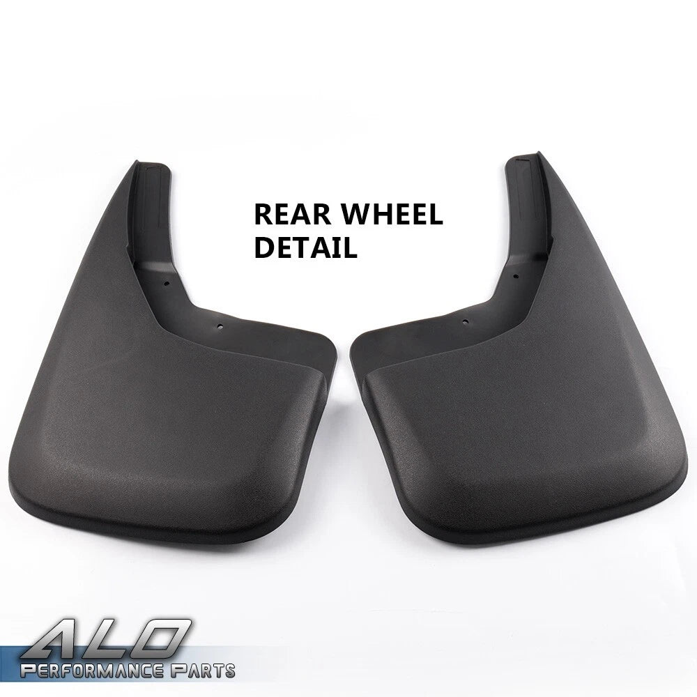 Set of 2 Front and Rear Mud Flap Splash Guards for Chevy Silverado