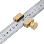 Brass Angle Scriber with 30cm Steel Ruler for Woodworking (2023)