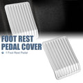 Foot Rest Pedal for Ford F-150 (2015–2017) Silver Tone 734301813877