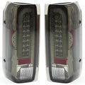 Set of 2 LED Smoked Brake Tail Lights for Ford F150 F250 F350 (1990–1997)