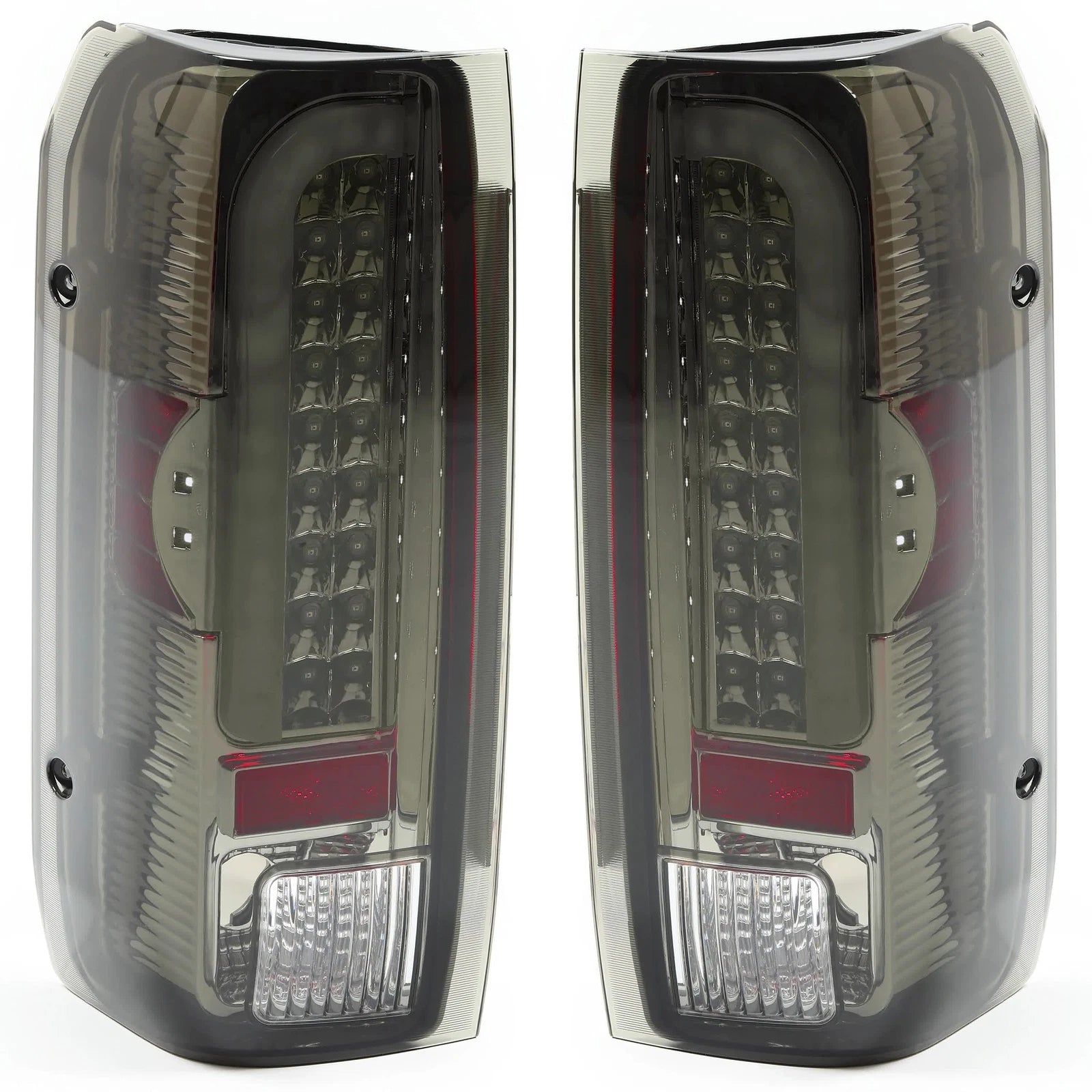 Set of 2 LED Smoked Brake Tail Lights for Ford F150 F250 F350 (1990–1997)