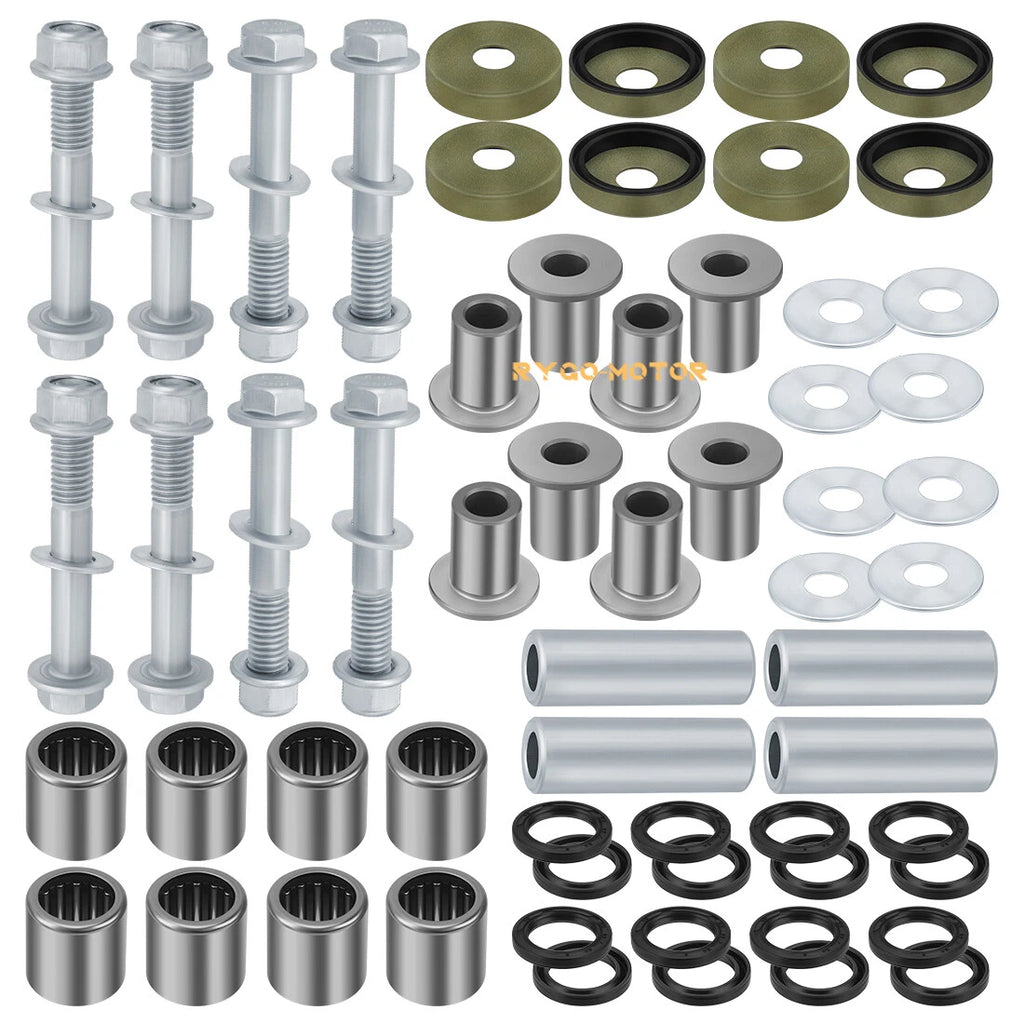 Front Upper & Lower A Arm Bushings Seals Kit for Suzuki Z400 (2003–2008)